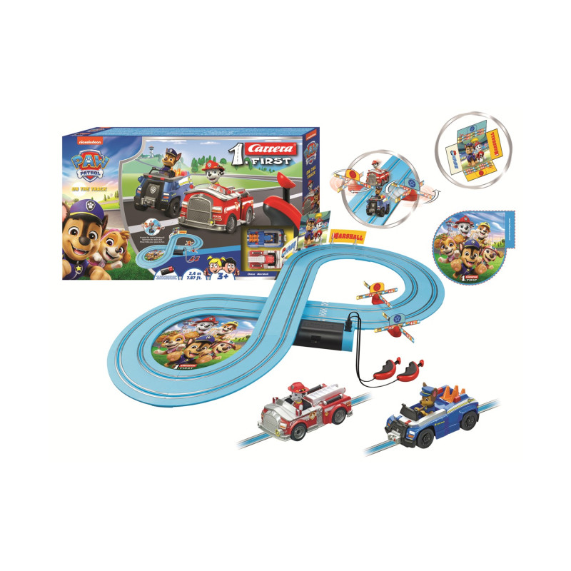 Carrera Slot 1.First: Paw Patrol - Chase &amp; Marshall On the Track 1:50 (20063056)