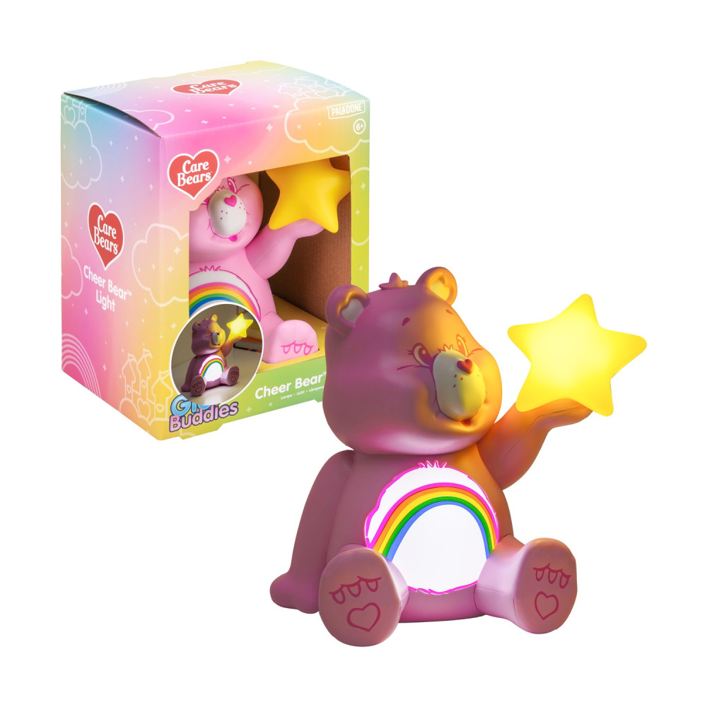 Paladone Glo Buddies: Care Bears - Cheer Bear (PP14477CB)