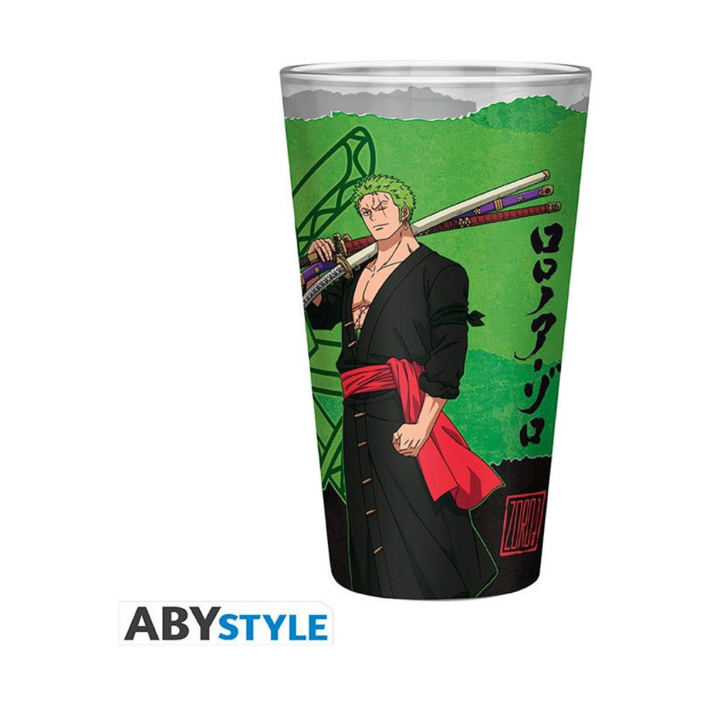 Abysse: One Piece - Zoro XXL Glass (400ml) (ABYVER297)