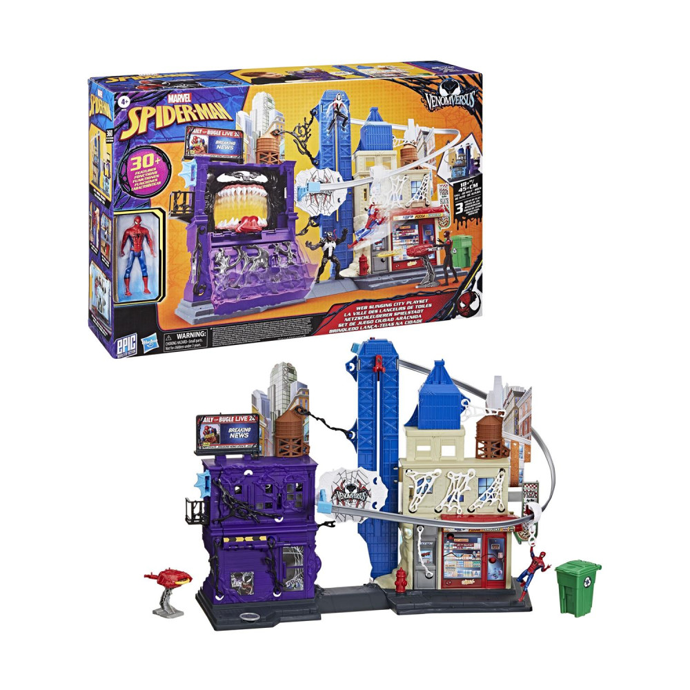 Hasbro Spider-Man: Playsets - 4" Venomversus Web City Showdown (G0737)