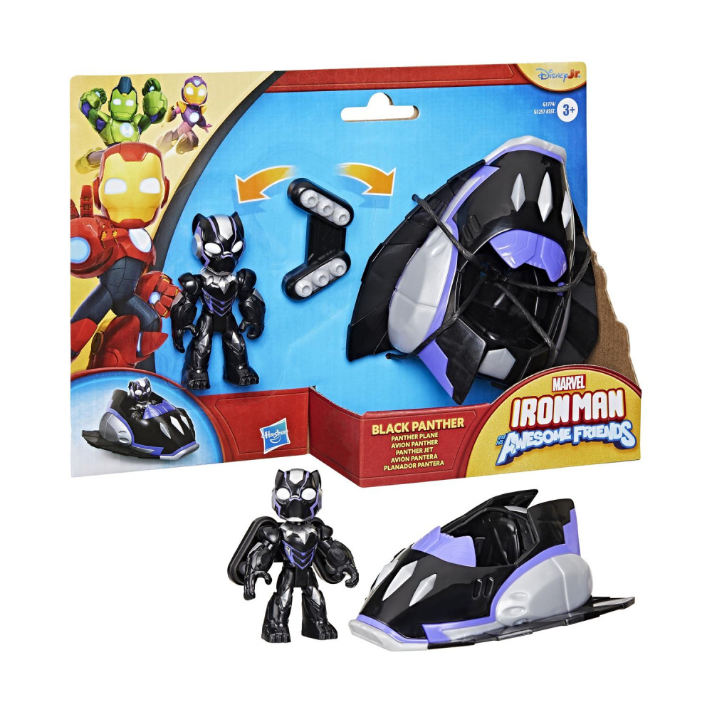 Hasbro Iron Man And His Awesome Friends: Vehicles And Playsets - Black Panther Vehicle (G1774)