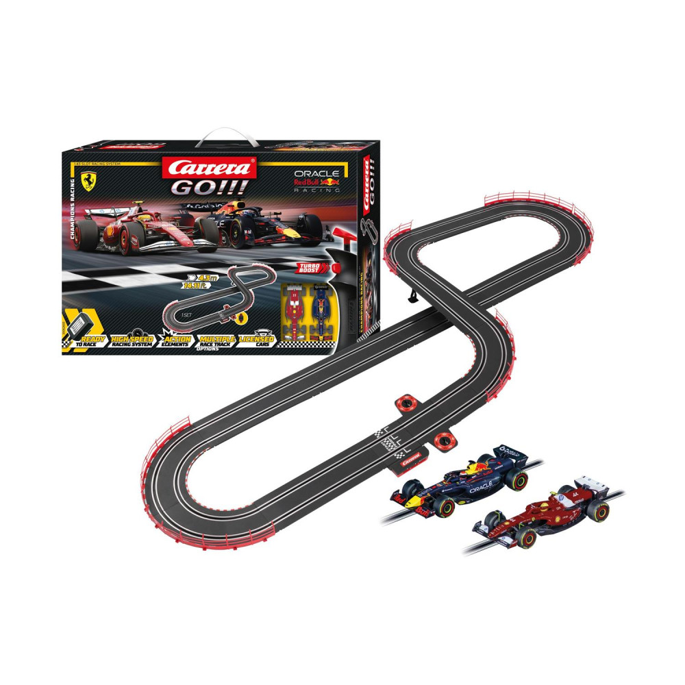 Carrera Go!!! Set: Champion's Racing - 1:43 Slot Racing System (20062603)