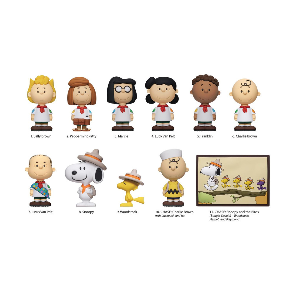 Monogram: Peanuts Series2 - 3D Foam Bag Clips Figures (Blind Bag/Random) (34010)