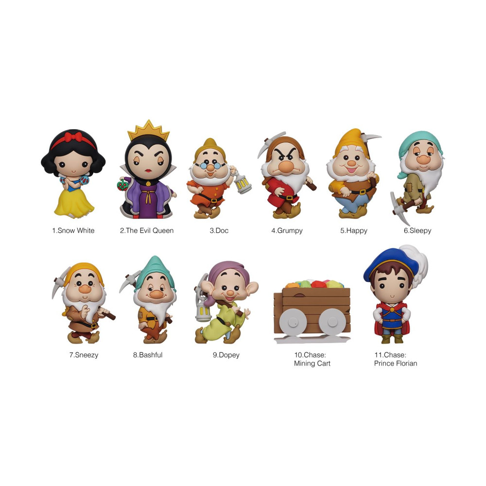 Monogram Disney: Snow White Classic (Series 66) (Blind Bag/Random) 3D Foam Bag Clips Figures (86420)