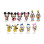 Monogram Disney: Mickey and Friends with Food (Blind Bag/Random) 3D Foam Bag Clips Figures (85510)