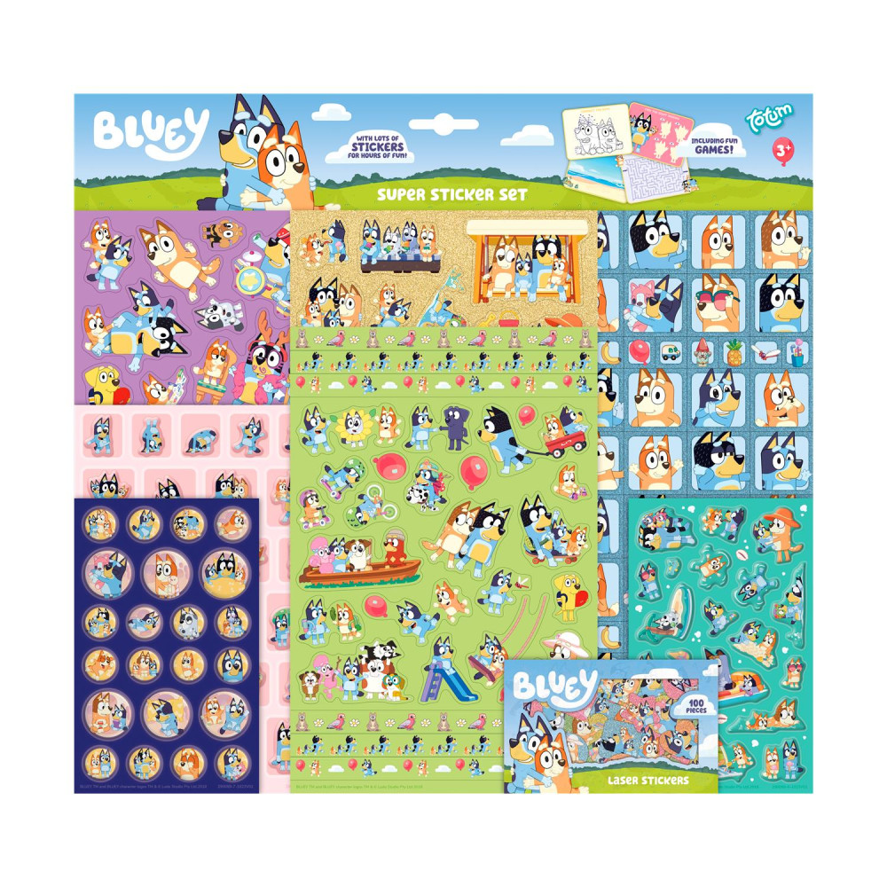 Totum Bluey  Super Stickerset (TT290099)