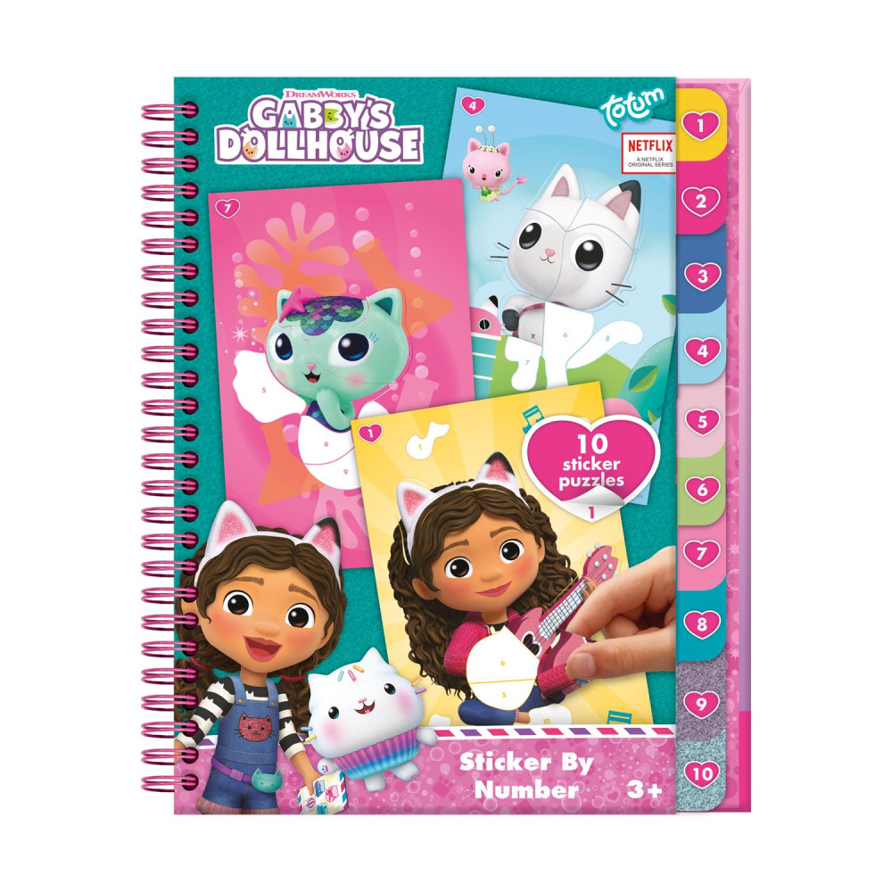 Totum Gabby Sticker By Number Book (TT421028)