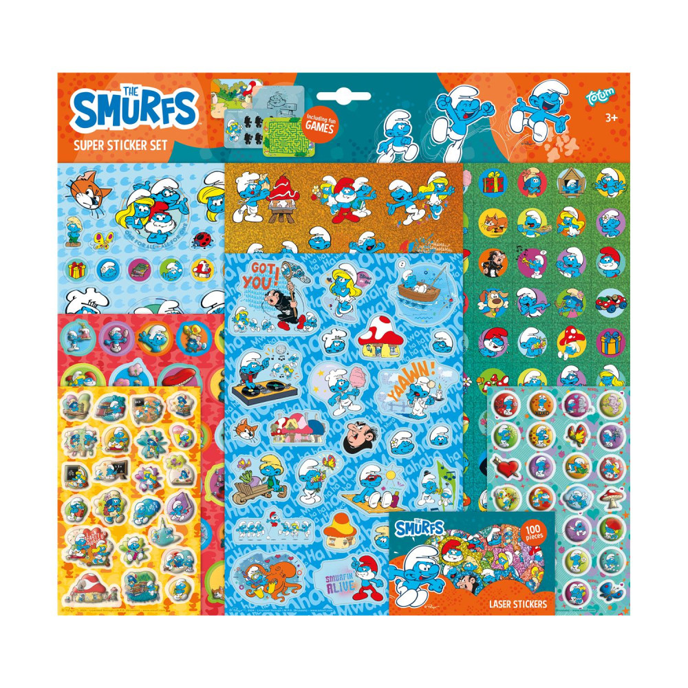 Totum The Smurfs - Super Sticker Set (TT750067)
