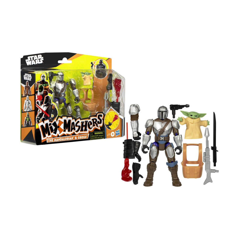 Hasbro Disney Mixmashers: Star Wars - The Mandalorian &amp; Grogu Deluxe Figures (G0300)