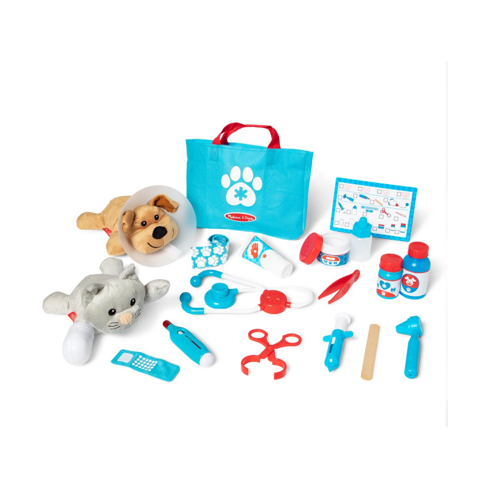 Melissa &amp; Doug Pretend Play: Non-Wood  - Petvet Playset (6074883)