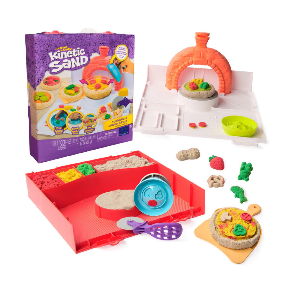 Spin Master Kinetic Sand: Kinetic Sand Σετ Πίτσας (6072551)