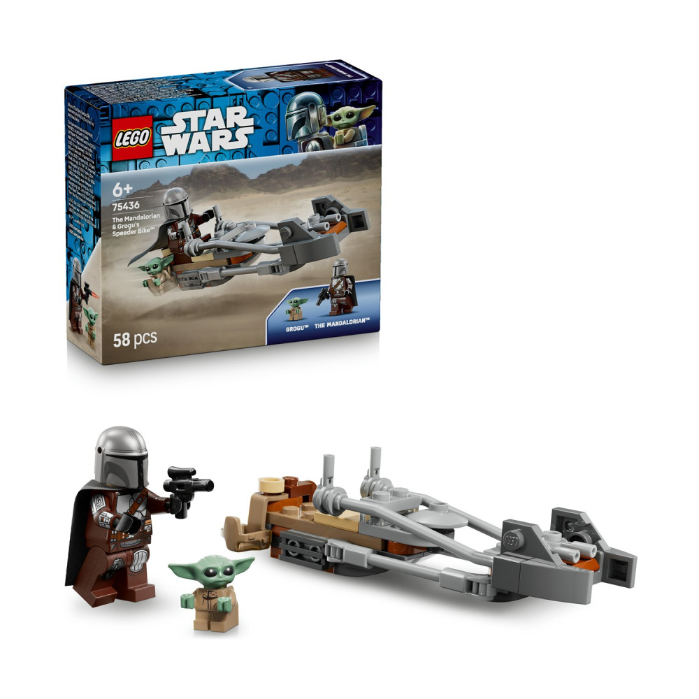 LEGO® Star Wars™: The Mandalorian &amp; Grogu’s Speeder Bike™ (75436)
