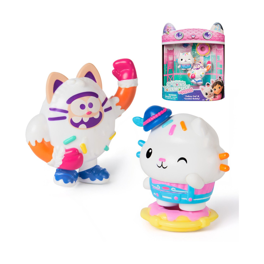 Spin Master Gabby's Dollhouse: The Movie - 'Cakey Cat' &amp; 'Cookie Bobby' (20151834)