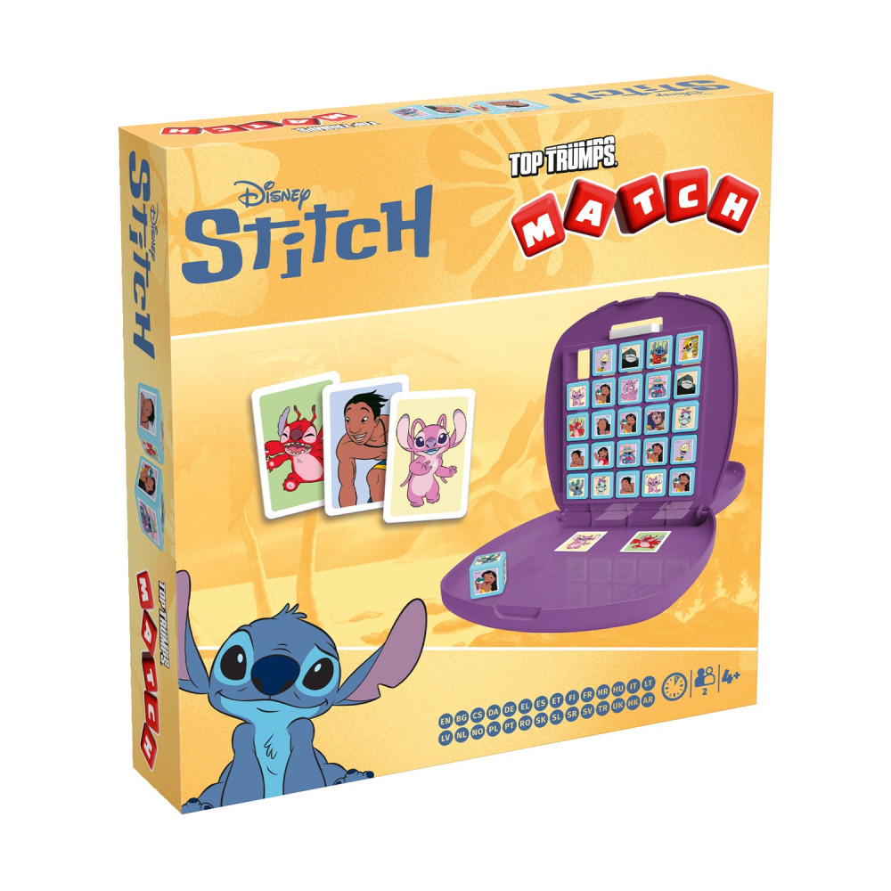 Winning Moves Top Trumps Match: Lilo &amp; Stitch New Multilingual Version (WM05350-ML1-6)
