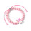Carat Shop Hello Kitty - Pink Beaded Bracelet with My Melody Charm (HKBB0002)