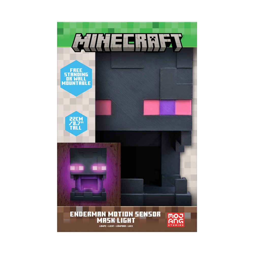 Paladone LunaGlo: Minecraft - Enderman Mask Light Motion Sensor (PP16604MCF)