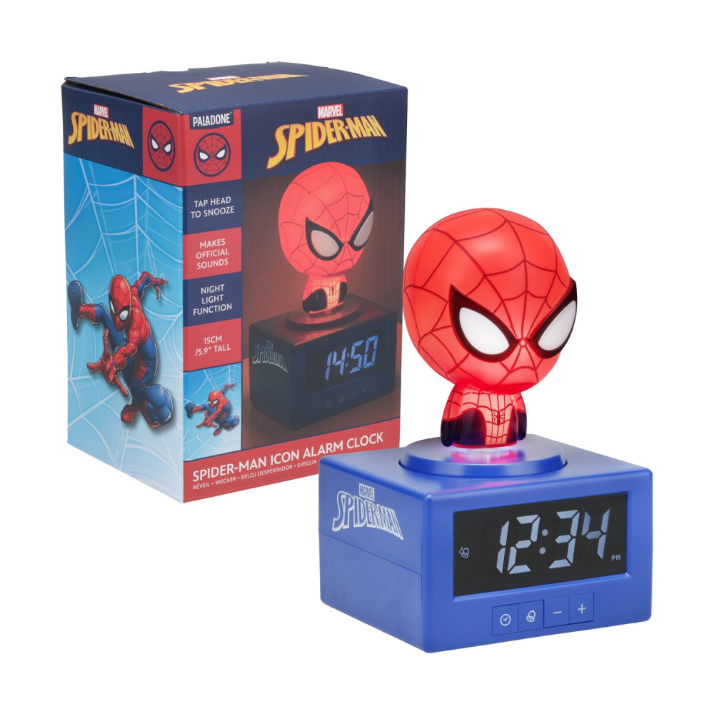 Paladone Icons: Spiderman - Alarm Clock (PP14229SPM)