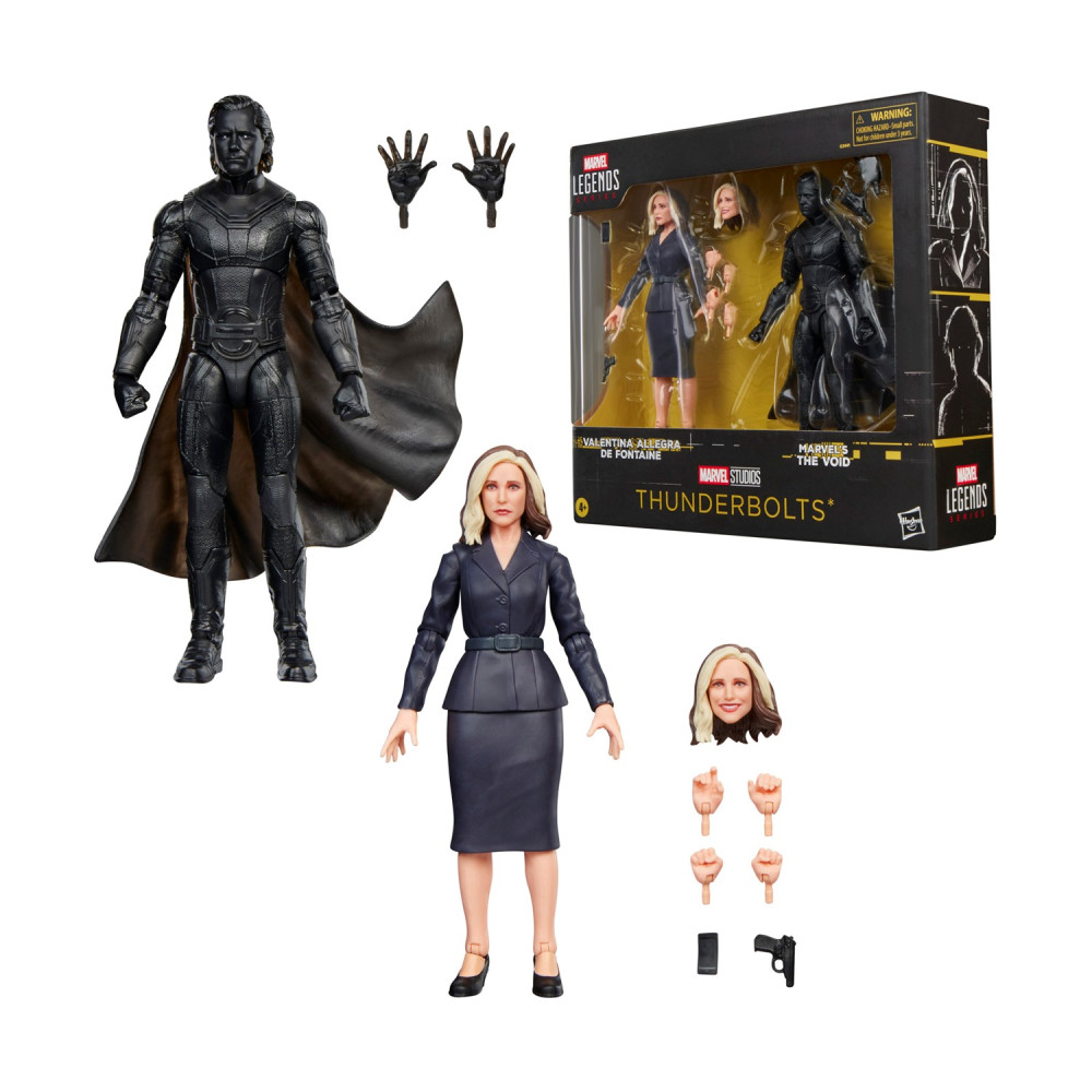Hasbro Fans - Avengers Legends: Valentina Allegra de Fontaine and Marvel's The Void Action Figures (G3441)