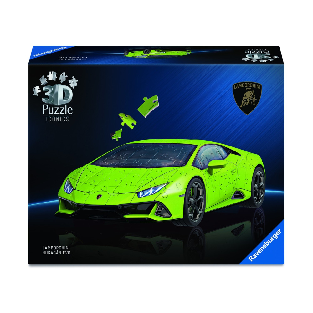 Ravensburger 3D Puzzle: Iconics Lamborghini Huracan (108pcs) (12008037)