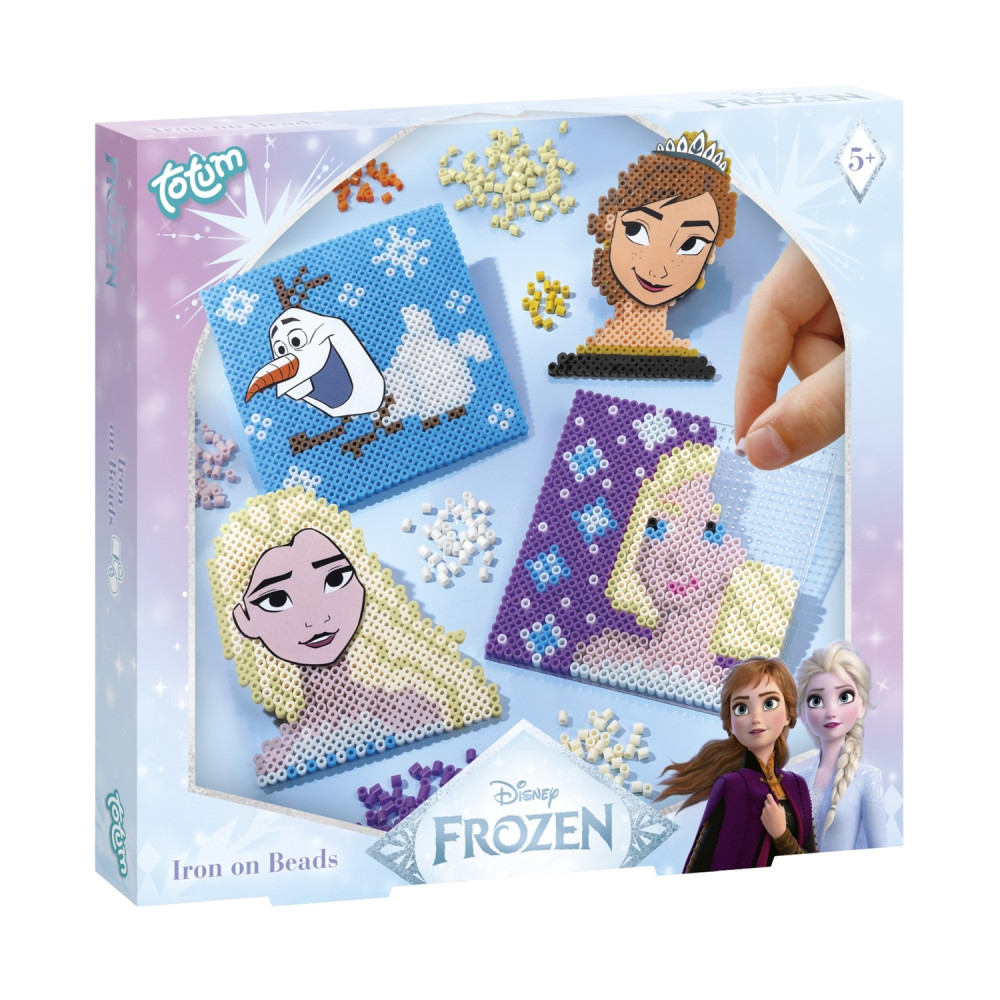 Totum: Disney Frozen - Iron On Beads, 2 Square Pegboards (TT681943)