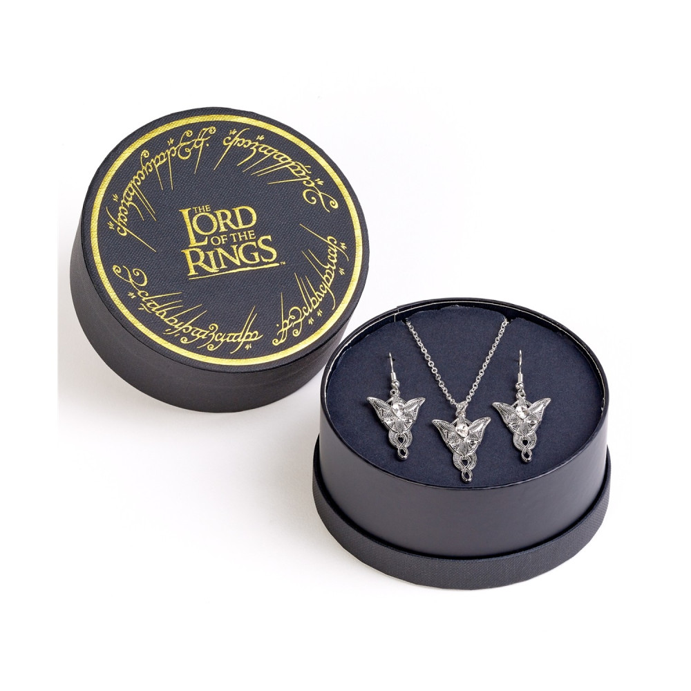 Carat Shop The Lord of The Rings - Evenstar Earrings and Necklace Gift Set (LRGS0002)