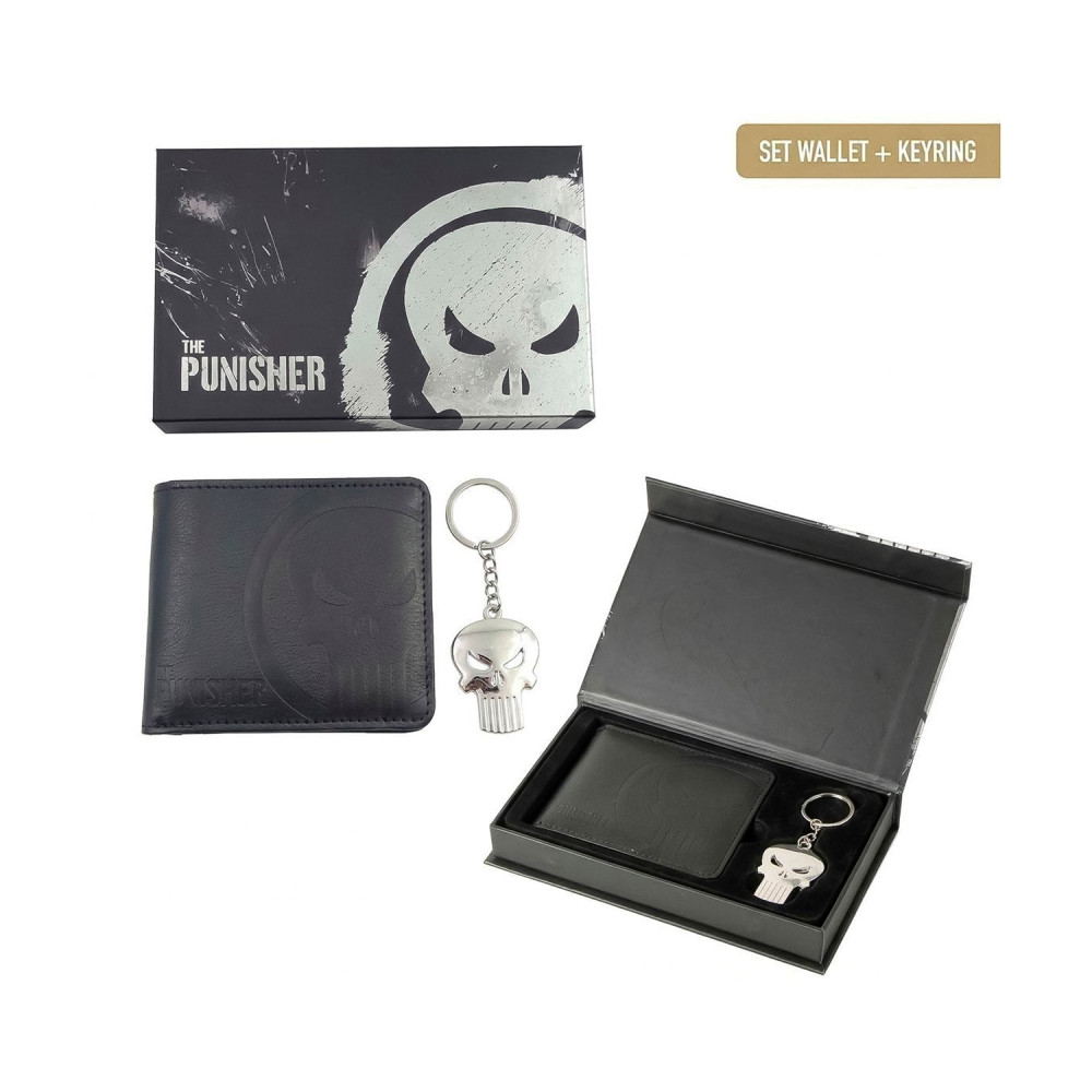 Cerda Accessories: Punisher - Set with Wallet &amp; Keyring (2600003417)