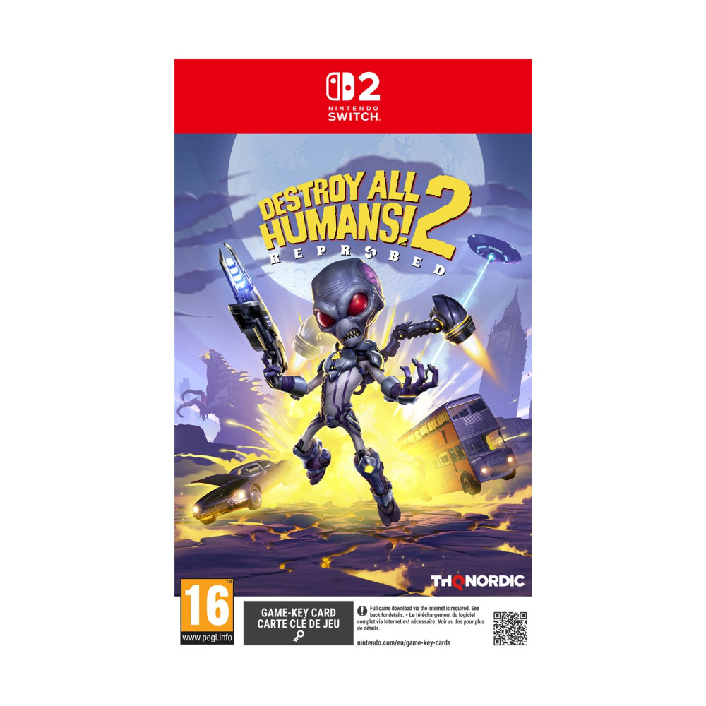 NSW2 Destroy All Humans! 2- Reprobed (Game Key Card)