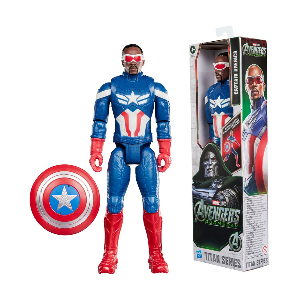 Hasbro Marvel Avengers: Titan Hero Captain America Figure (G2824)