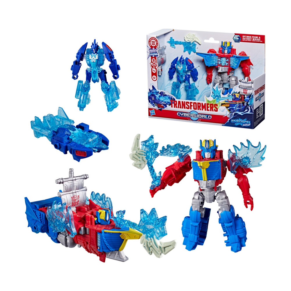 Hasbro Transformers: Evergreen - Cyberworld High Seas Heroes Optimus Prime &amp; Mirage (G3181)
