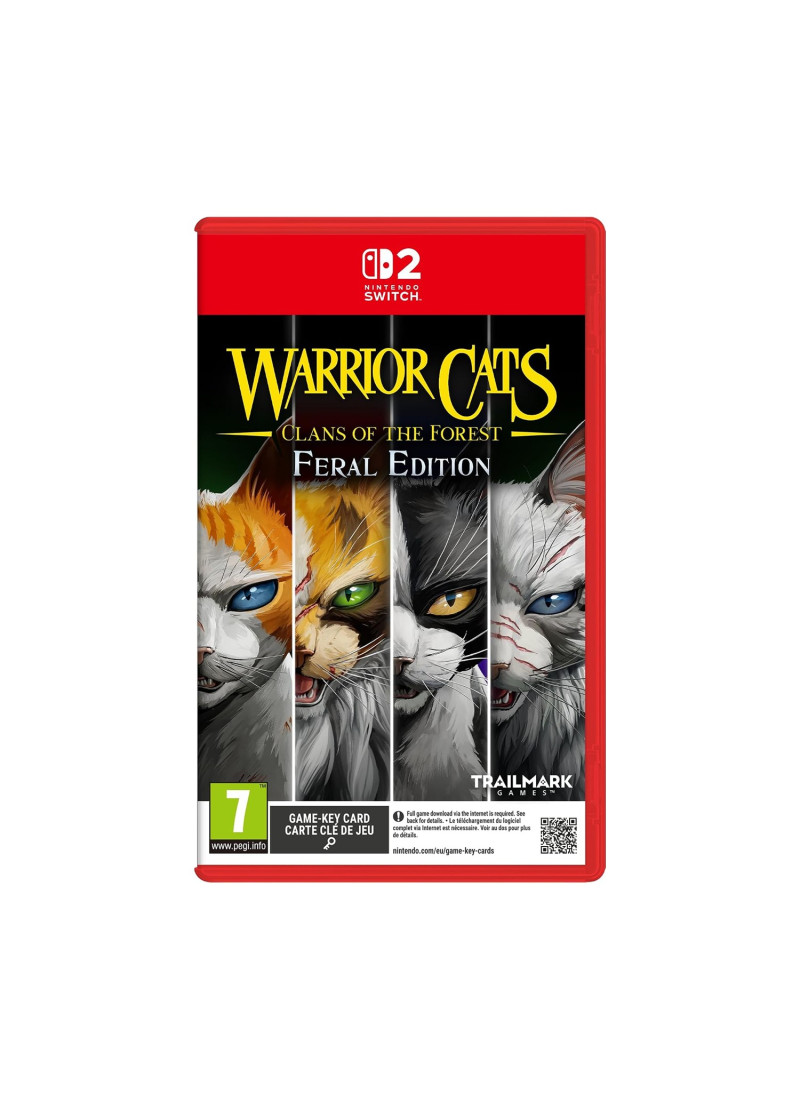 NSW2 Warrior Cats: Clans of the Forest (Game Key Card)