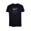 FC Barcelona Official T-Shirt – Black 'Eblack' Crest Print – Size M (5001CEB)