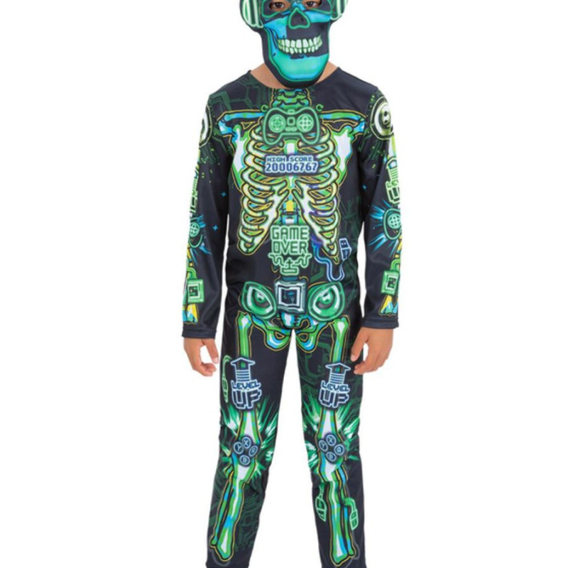 Αποκριάτικη Στολή Dark Tech Skeleton