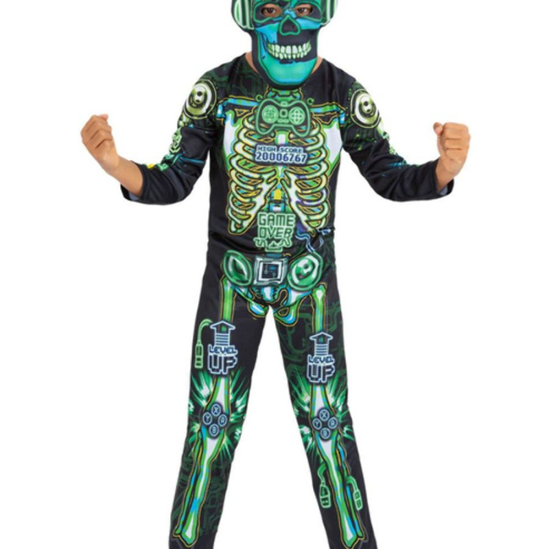 Αποκριάτικη Στολή Dark Tech Skeleton