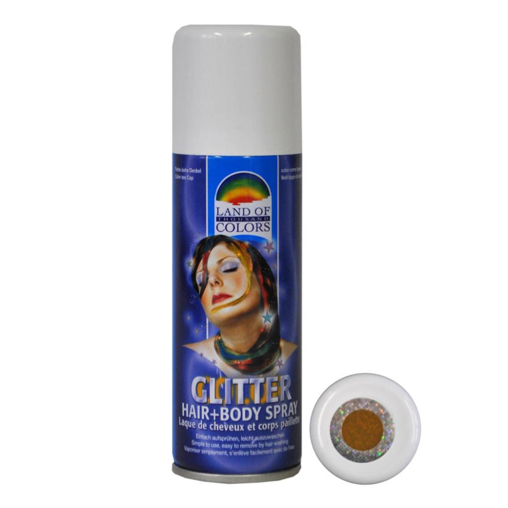 Σπρέι Μαλλιών Χρυσό Glitter