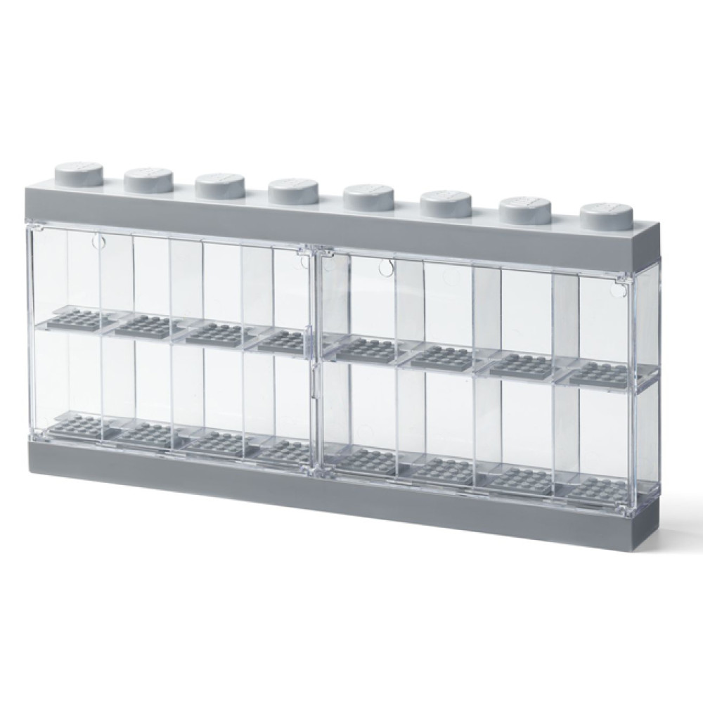 LEGO® ΒΙΤΡΙΝΑ ΓΙΑ ΦΙΓΟΥΡΕΣ ΜΕ 16 ΘΕΣΕΙΣ ΓΚΡΙ - 40660006