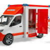 BRUDER ΑΣΘΕΝΟΦΟΡΟ MERCEDES BENZ SPRINTER ΜΕ ΟΔΗΓΟ (02676)