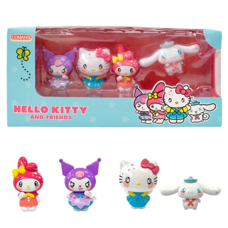 HELLO KITTY ΜΙΝΙΑΤΟΥΡΕΣ ΣΕΤ ΔΩΡΟΥ 4 ΤΕΜΑΧΙΩΝ (COM90421)