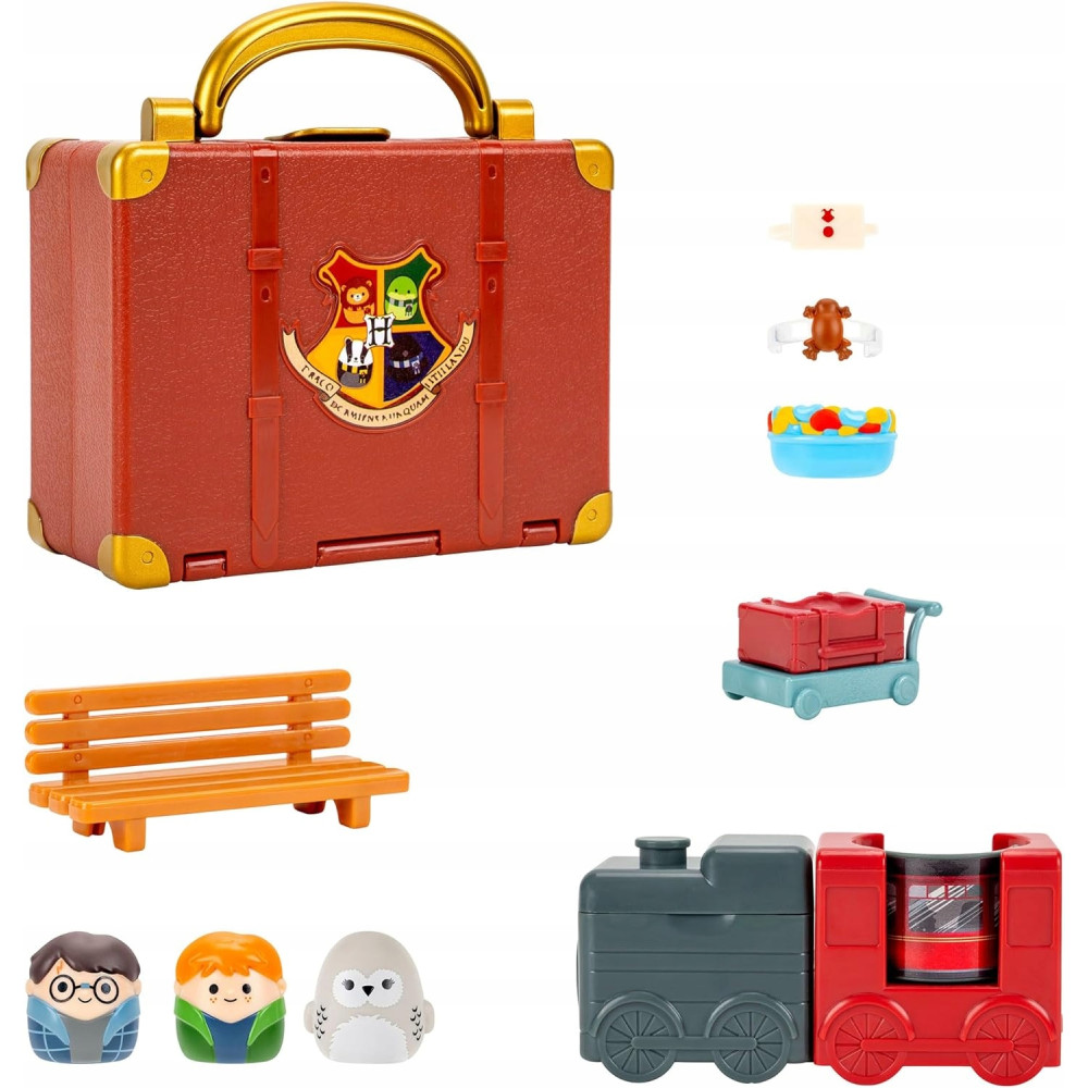 SQUISH-A-LONGS  HARRY POTTER PLAYSET HOGWARTS EXPRESS (JWSLH110)