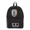 MUST TEAM MONOCHROME CLASSIC ΣΑΚΙΔΙΟ ΠΛΑΤΗΣ 32Χ19Χ42 2 ΚΕΝΤΡΙΚΕΣ ΘΗΚΕΣ ΜΑΥΡH ΜΕ ΓΚΡΙ PAOK 100 (130257)