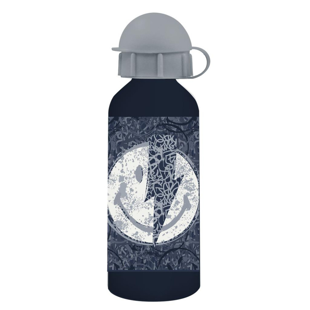 ΠΑΓΟΥΡΙ ΑΛΟΥΜΙΝΙΟΥ 500ML SMILEY ΜΑΥΡΟ (504957)