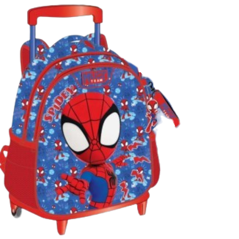 MUST TROLLEY ΝΗΠΙΟΥ 27Χ10Χ31ΕΚ 2ΘΗΚΕΣ SPIDEY BLUE (508811)
