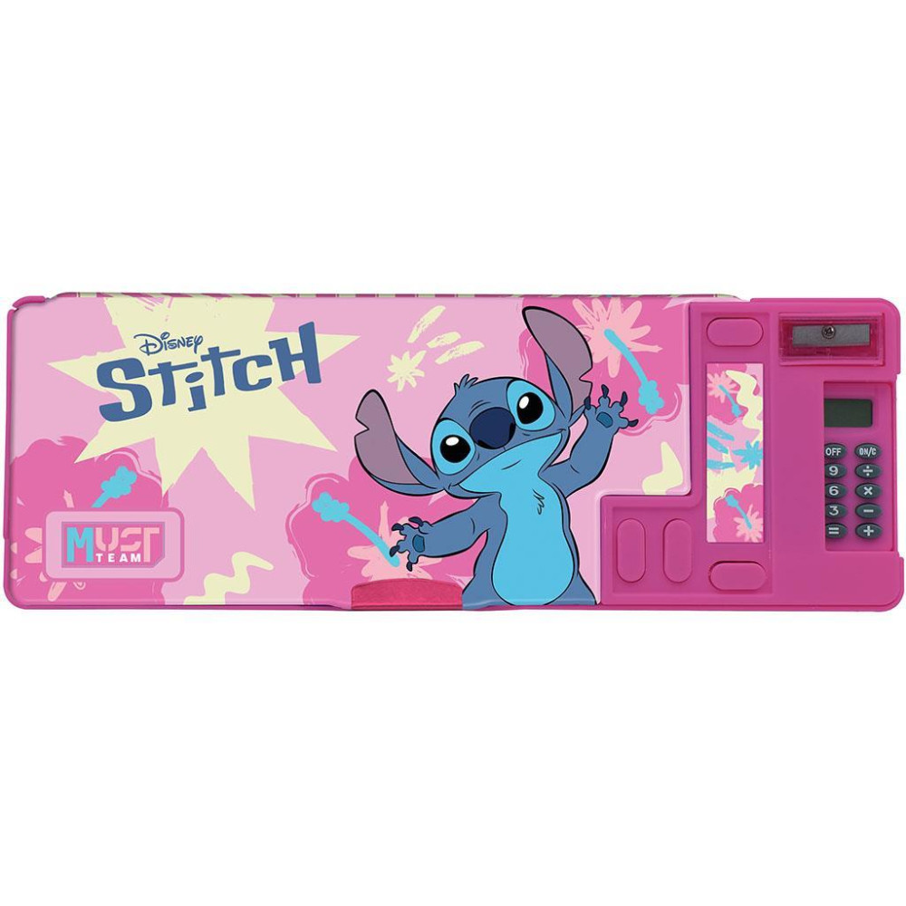MUST ΚΑΣΕΤΙΝΑ STITCH PINK FLOWERS ΜΕ ΜΑΓΝΗΤΙΚΟ ΚΟΥΜΠΩΜΑ 26Χ9Χ3,2ΕΚ (565963)
