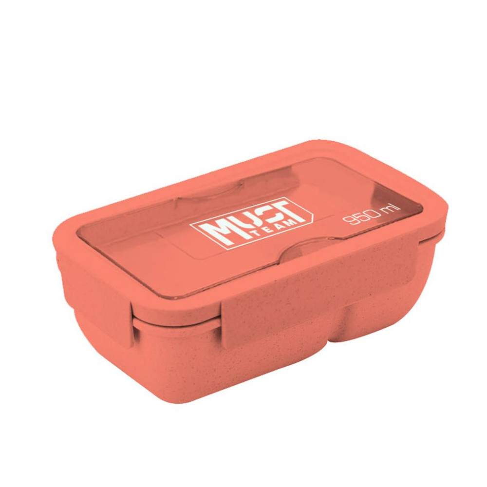 MUST ΦΑΓΗΤΟΔΟΧΕΙΟ 950ML PP ΠΛΑΣΤΙΚΟ ΜΕ ΚΟΥΤΑΛΙ ΚΑΙ ΠΙΡΟΥΝΙ 20,8Χ13Χ7,6CM ΠΟΡΤΟΚΑΛΙ (585182)