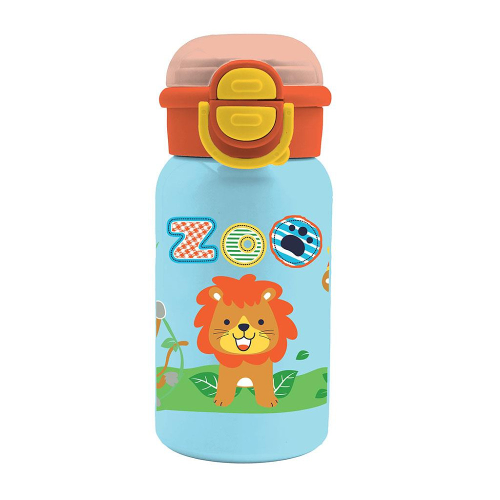 MUST ΠΑΓΟΥΡΙ ΑΝΟΞΕΙΔΩΤΟ ΘΕΡΜΟΣ 450ML ΜΕ ΚΑΛΑΜΑΚΙ & ΑΥΤΟΚΟΛΛΗΤΑ 18,5Χ7,5ΕΚ ΛΙΟΝΤΑΡΑΚΙ (587473)