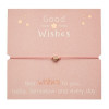 ΒΡΑΧΙΟΛΑΚΙ GOOD WISHES ROSEGOLD FLOWER (607274)
