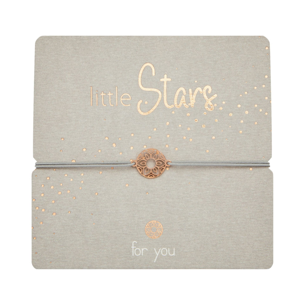 ΒΡΑΧΙΟΛΑΚΙ LITTLE STARS ROSEGOLD MANDALA OF LOVE (607331)