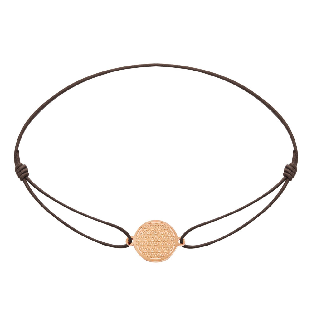 ΒΡΑΧΙΟΛΑΚΙ LITTLE STARS ROSEGOLD FLOWER OF LIFE (607337)