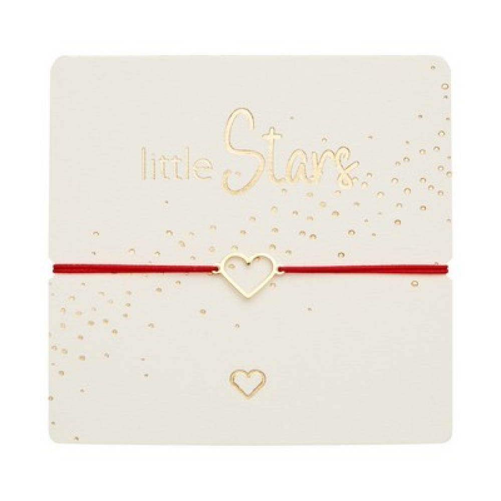ΒΡΑΧΙΟΛΑΚΙ LITTLE STARS GOLD HEART (607349)